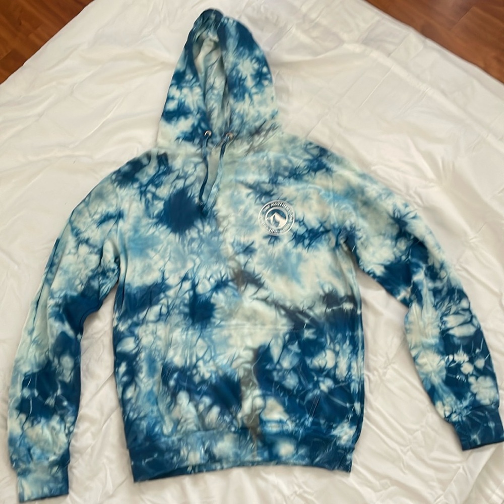 Blue Tye Dye Hoodie
